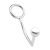 Кольцо на пенис с анальным стимулятором Stainless Steel Anal Hook   Cock Ring - BlueLine - в Красноярске купить с доставкой