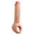 Телесная насадка-удлинитель Thrive 8.75 Inch Realistic Penis Extender Sleeve - 22,2 см. - Blush Novelties - в Красноярске купить с доставкой