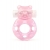 Розовое эрекционное виброкольцо в форме мишки - 1137 - в Красноярске купить с доставкой