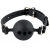 Силиконовый кляп-шар с отверстиями для дыхания Silicone Breathable Ball Gag Small - Pipedream - купить с доставкой в Красноярске