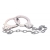 Наручники из металла с длинной цепочкой CHROME HANDCUFFS METAL HANDCUFFS W. KEY - NMC - купить с доставкой в Красноярске