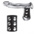 Утяжка на пенис на кнопочках 100% PVC STRAP WITH METAL SNAP - BlueLine - купить с доставкой в Красноярске