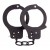Чёрные наручники из листового металла BONDX METAL CUFFS BLACK - Dream Toys - купить с доставкой в Красноярске
