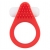 Красное эрекционное кольцо LIT-UP SILICONE STIMU RING 1 RED - Dream Toys - в Красноярске купить с доставкой