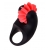 Чёрно-красное эрекционное виброкольцо Erotist - Erotist Adult Toys - в Красноярске купить с доставкой