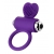 Фиолетовое виброкольцо с ресничками JOS PERY - JOS - в Красноярске купить с доставкой