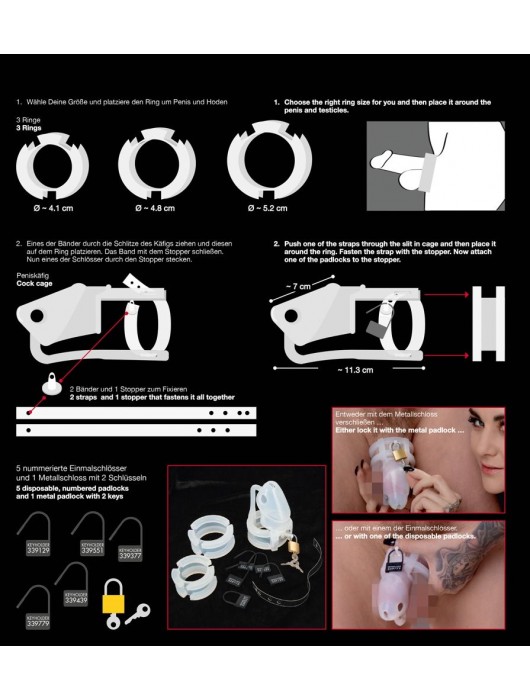 Набор для мужского пояса верности Cock Cage Set - Orion - купить с доставкой в Красноярске