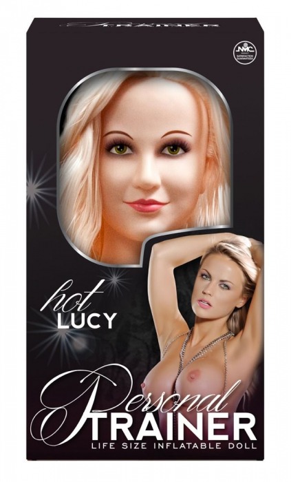 Надувная кукла с вибрацией и 2 любовными отверстиями Hot Lucy Lifesize Love Doll - NMC - в Красноярске купить с доставкой