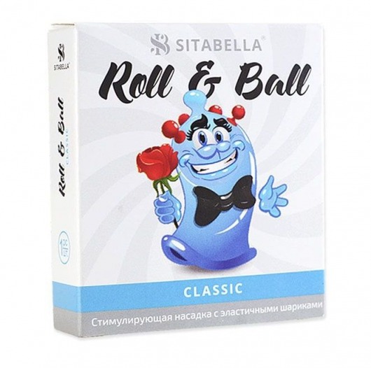 стимулирующий презерватив-насадка Roll   Ball Classic - Sitabella - купить с доставкой в Красноярске