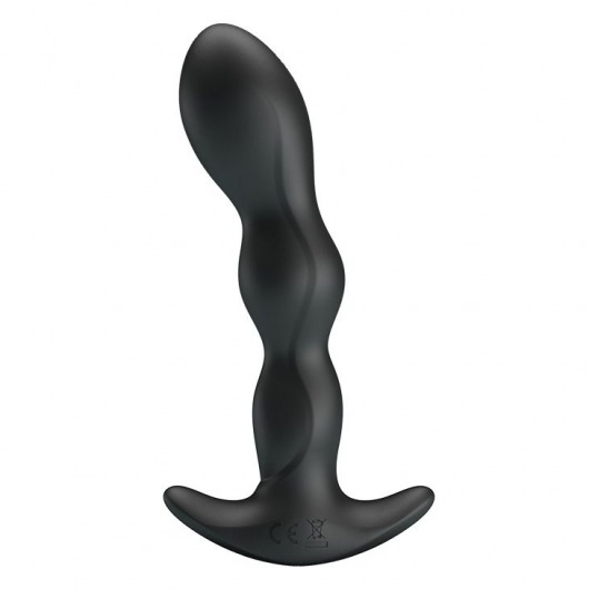 Черный анальный стимулятор простаты с вибрацией Special Anal Massager - 14,5 см. - Baile - в Красноярске купить с доставкой