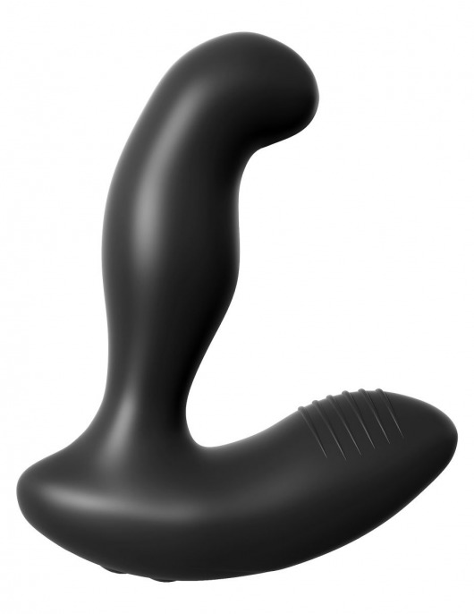 Черный массажер простаты Electro Stim Prostate Vibe с электростимуляцией - 13,3 см. - Pipedream - купить с доставкой в Красноярске