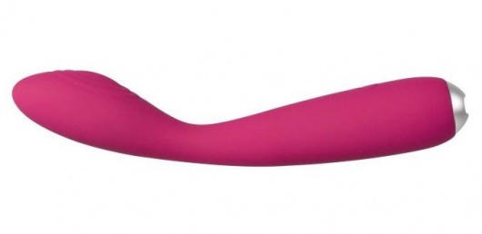 Ярко-розовый G-стимулятор IRIS Clitoral   G-spot Vibrator - 18 см. - Svakom
