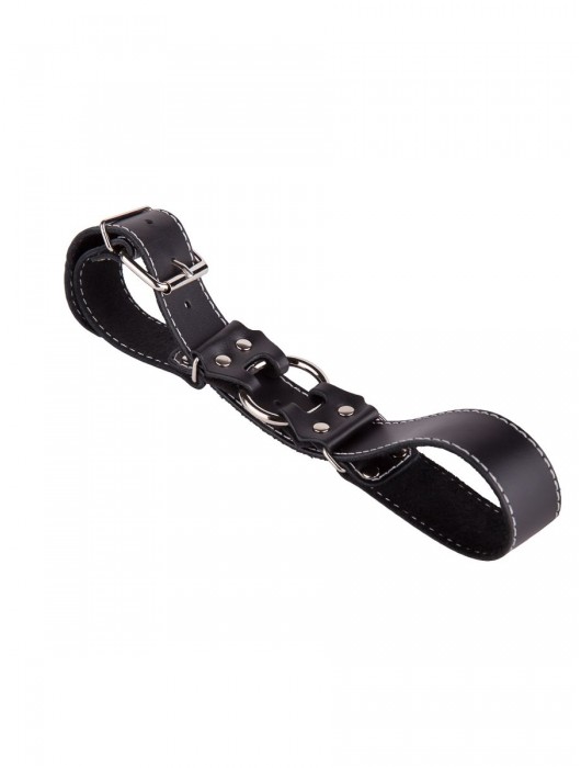 Кожаные ременные наручники - Sitabella - купить с доставкой в Красноярске