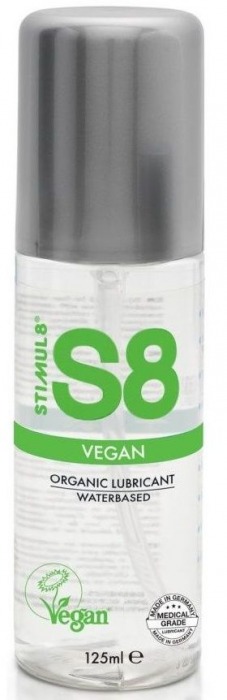 Веганский лубрикант на водной основе S8 Vegan Lube - 125 мл. - Stimul8 - купить с доставкой в Красноярске