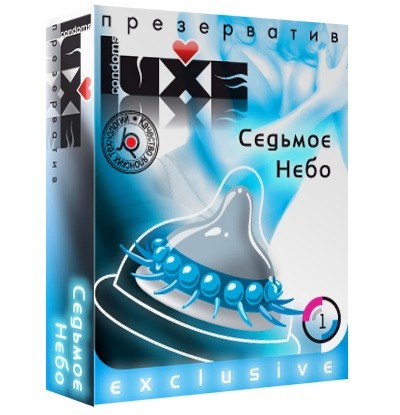 Презерватив LUXE  Exclusive  Седьмое небо  - 1 шт. - Luxe - купить с доставкой в Красноярске