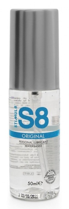 Универсальный лубрикант на водной осноdе S8 Original Lube - 50 мл. - Stimul8 - купить с доставкой в Красноярске