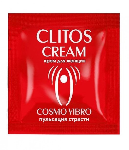 Пробник возбуждающего крема для женщин Clitos Cream - 1,5 гр. - Биоритм - купить с доставкой в Красноярске