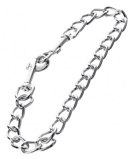 Серебристая соединительная цепочка с двумя карабинами - ToyFa - купить с доставкой в Красноярске