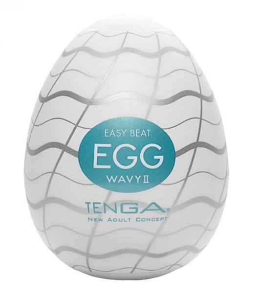 Мастурбатор-яйцо EGG Wavy II - Tenga - в Красноярске купить с доставкой