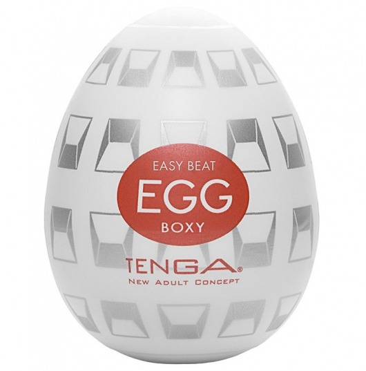 Мастурбатор-яйцо EGG Boxy - Tenga - в Красноярске купить с доставкой