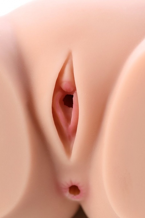 Мастурбатор-полуторс Cherry с вибрацией и двумя любовными тоннелями - KOKOS - в Красноярске купить с доставкой