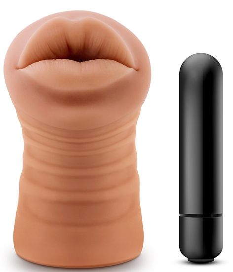 Кофейный мастурбатор-ротик Isabella - Blush Novelties - в Красноярске купить с доставкой