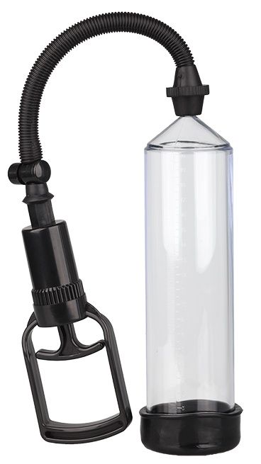 Прозрачная вакуумная помпа TRIGGER HANDLE PENIS PUMP - Dream Toys - в Красноярске купить с доставкой
