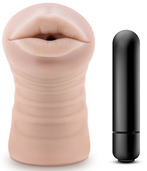 Телесный мастурбатор-ротик Skye - Blush Novelties - в Красноярске купить с доставкой