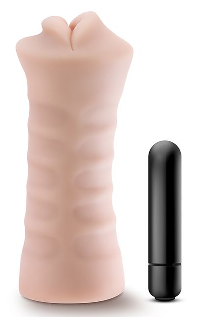 Телесный мастурбатор-ротик Angie - Blush Novelties - в Красноярске купить с доставкой