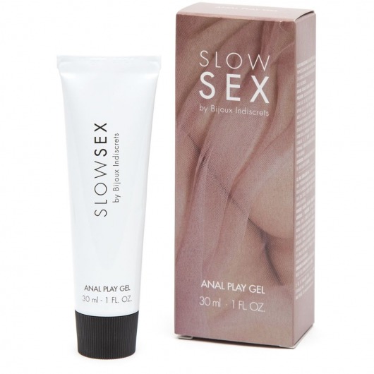 Лубрикант на водной основе Slow Sex Anal Play Gel - 30 мл. - Bijoux Indiscrets - купить с доставкой в Красноярске