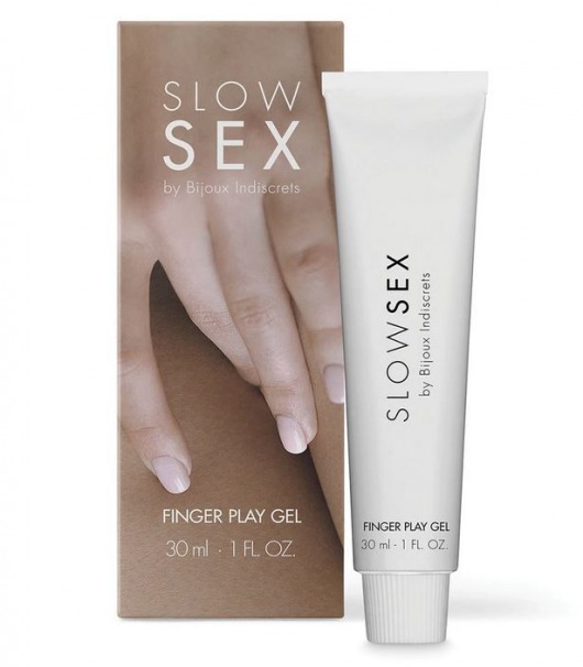 Гель для мастурбации с ароматом кокоса Slow Sex Finger Play Gel - 30 мл. - Bijoux Indiscrets - купить с доставкой в Красноярске
