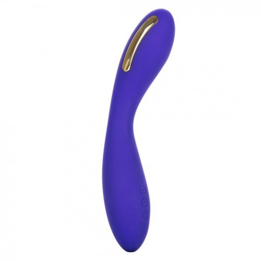 Фиолетовый вибратор с электростимуляцией Intimate E-Stimulator Wand - 21,5 см. - California Exotic Novelties - купить с доставкой в Красноярске