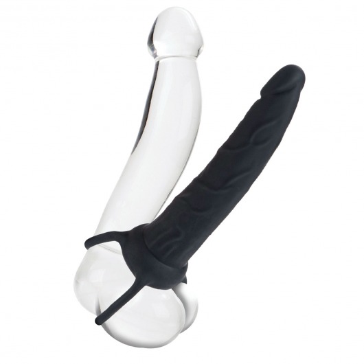 Насадка на пенис Silicone Love Rider Dual Penetrator для двойного проникновения - 14 см. - California Exotic Novelties - в Красноярске купить с доставкой