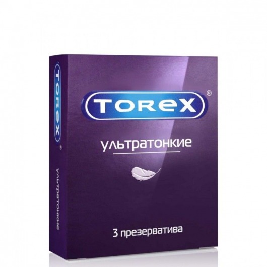 Презервативы Torex  Ультратонкие  - 3 шт. - Torex - купить с доставкой в Красноярске