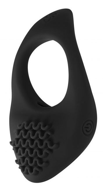 Черное эрекционное виброкольцо Pure Passion Moonshine - Lola Games - в Красноярске купить с доставкой