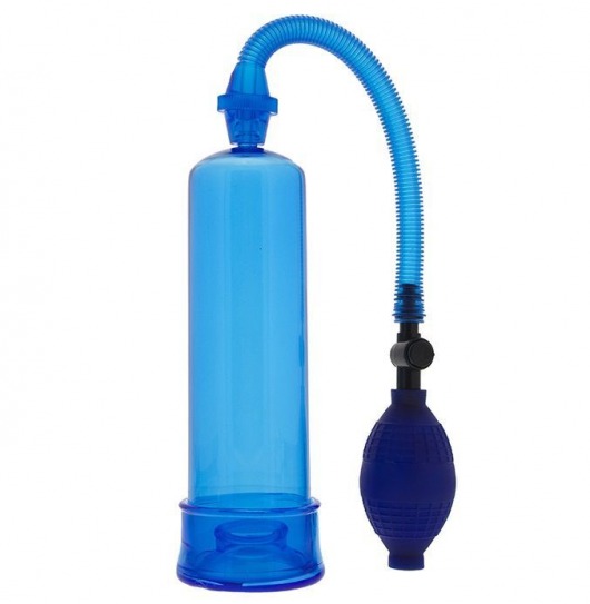 Синяя вакуумная помпа MENZSTUFF PENIS ENLARGER - Dream Toys - в Красноярске купить с доставкой