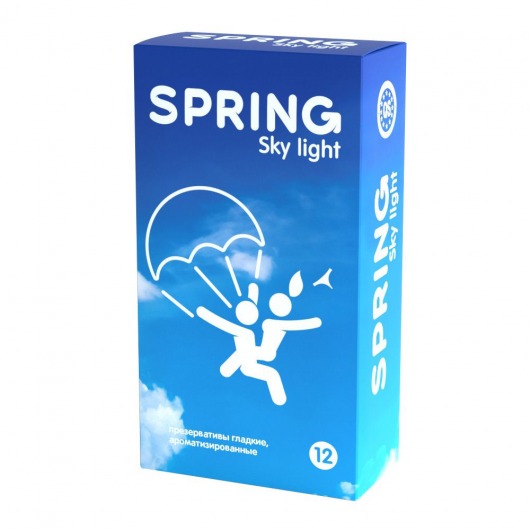 Ультратонкие презервативы SPRING SKY LIGHT - 12 шт. - SPRING - купить с доставкой в Красноярске