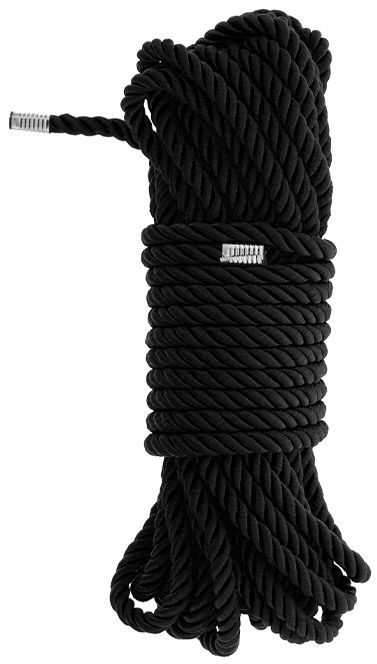 Черная веревка для бондажа BONDAGE ROPE - 10 м. - Dream Toys - купить с доставкой в Красноярске