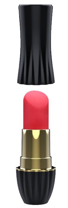 Клиторальный стимулятор-помада LIPSTICK - 9,3 см. - Dream Toys - купить с доставкой в Красноярске