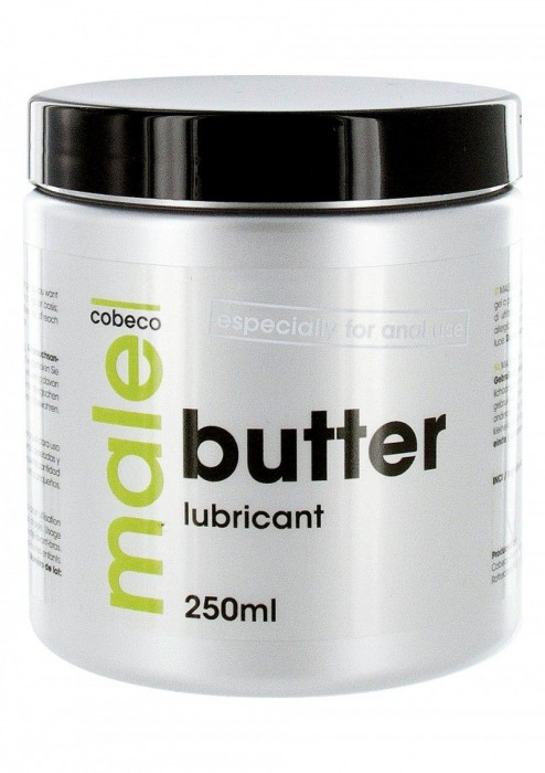 Анальный лубрикант MALE Cobeco Butter Lubricant - 250 мл. - Cobeco - купить с доставкой в Красноярске