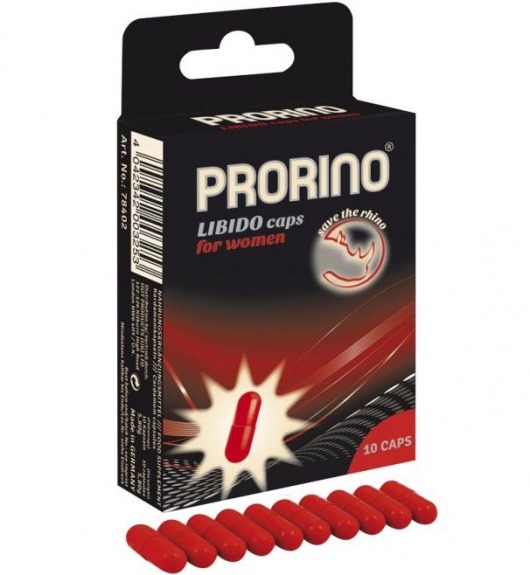 БАД для женщин ero black line PRORINO Libido Caps - 10 капсул - Ero - купить с доставкой в Красноярске