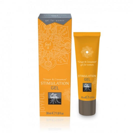 Возбуждающий интимный гель STIMULATION GEL Ginger   Cinnamon - 30 мл. - Shiatsu - купить с доставкой в Красноярске