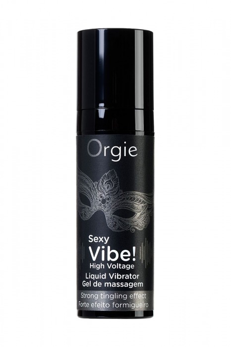 Гель для массажа ORGIE Sexy Vibe High Voltage с эффектом вибрации - 15 мл. - ORGIE - купить с доставкой в Красноярске