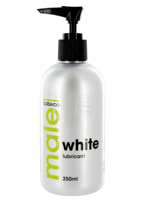 Анальная смазка на водной основе MALE Cobeco White Lubricant - 250 мл. - Cobeco - купить с доставкой в Красноярске