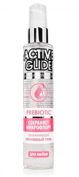 Увлажняющий интимный гель Active Glide Prebiotic - 100 гр. - Биоритм - купить с доставкой в Красноярске