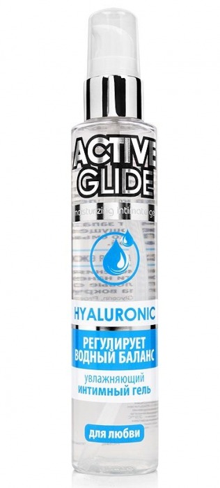 Увлажняющий интимный гель Active Glide Hyaluronic - 100 гр. - Биоритм - купить с доставкой в Красноярске