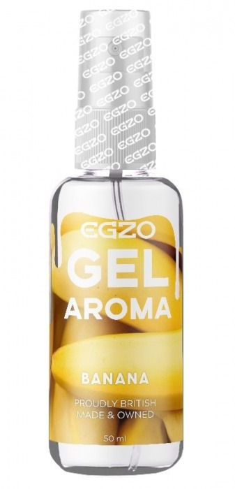 Интимный лубрикант EGZO AROMA с ароматом банана - 50 мл. - EGZO - купить с доставкой в Красноярске