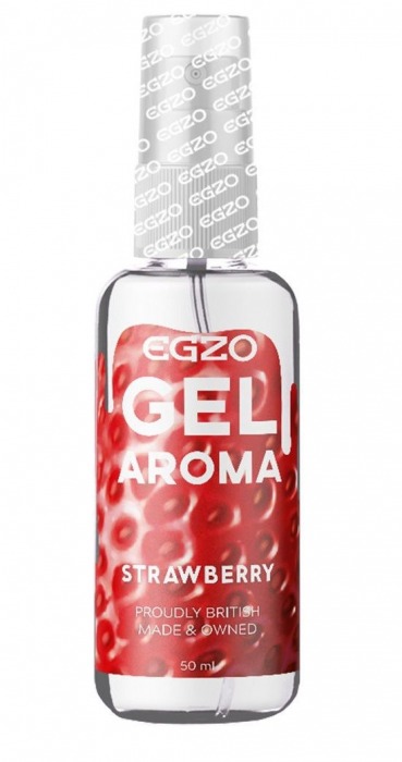 Интимный лубрикант EGZO AROMA с ароматом клубники - 50 мл. - EGZO - купить с доставкой в Красноярске