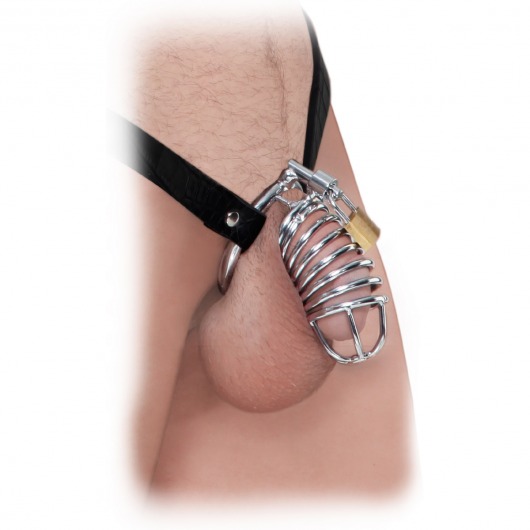 Кольцо верности Extreme Chastity Belt с фиксацией головки - Pipedream - купить с доставкой в Красноярске