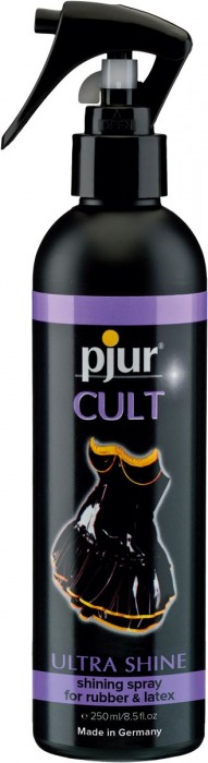 Спрей для ухода за одеждой из латекса pjur CULT Ultra Shine - 250 мл. - Pjur - купить с доставкой в Красноярске